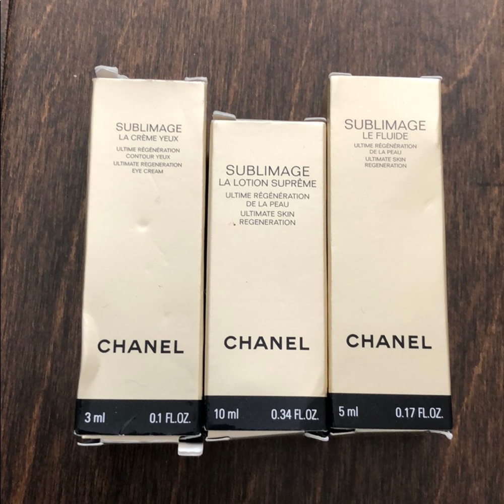 CHANEL La Crème Yeux, La Lotion Suprême, Le Fluide